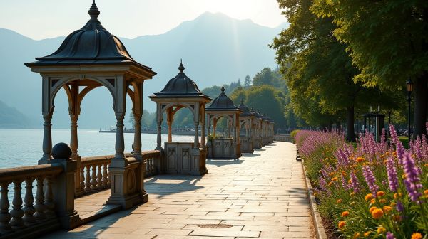 Les terrasses d'Évian et leur exposition réelle